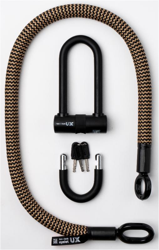 Texlock U-lock con cable textil Ojal