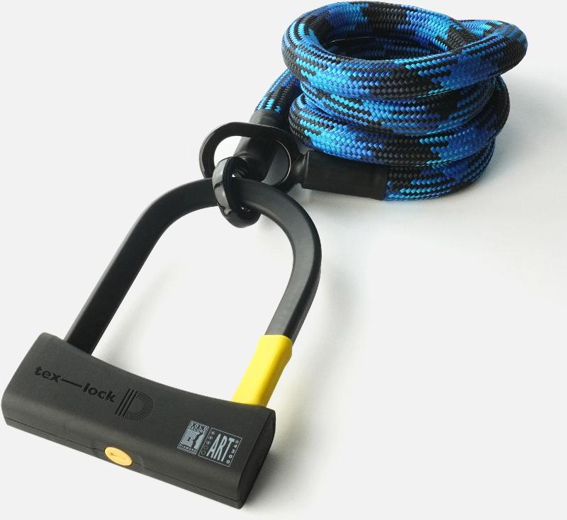 Texlock U-lock con cable textil Ojal
