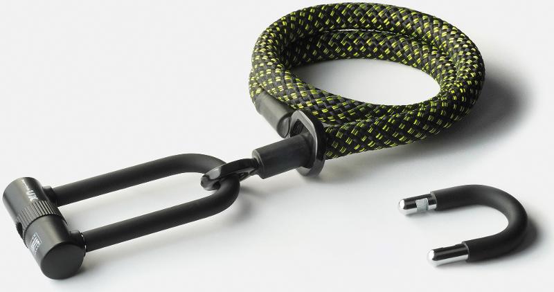 Antivol à arceau Texlock avec câble textile Eyelet