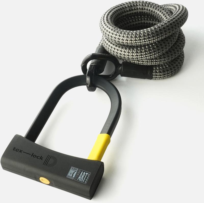 Texlock U-lock con cable textil Ojal