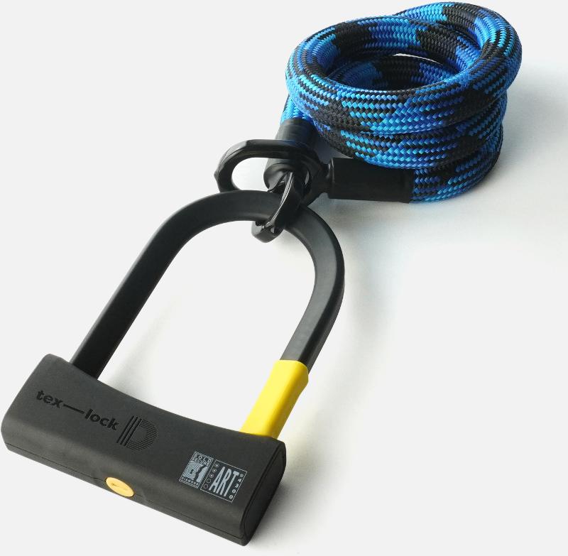 Antivol à arceau Texlock avec câble textile Eyelet