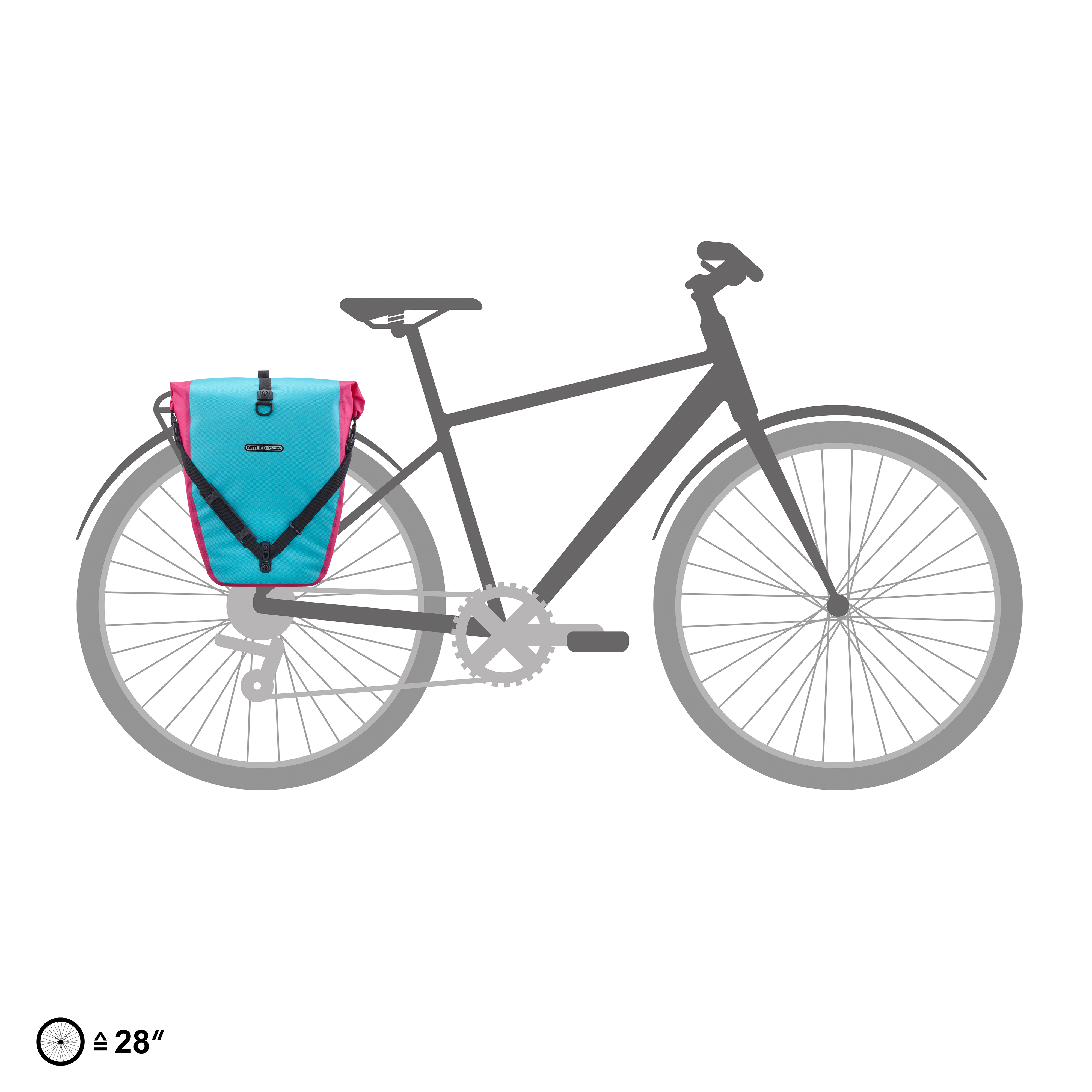 Sacoche arrière Ortlieb Back-Roller QL2.1 Cyber