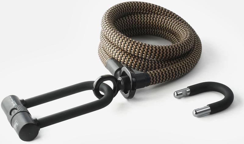 Texlock U-lock con cable textil Ojal