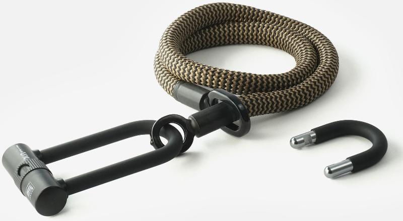 Texlock U-lock con cable textil Ojal