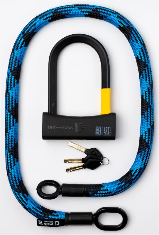 Texlock U-lock con cable textil Ojal