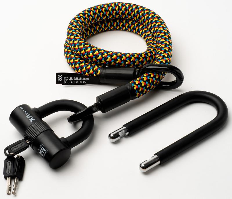 Texlock U-lock con cable textil Ojal