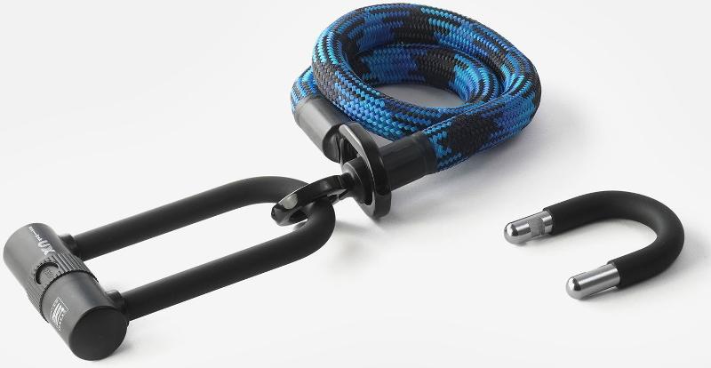 Texlock Serratura a U con cavo tessile Occhiello