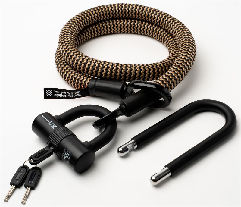 Antivol à arceau Texlock avec câble textile Eyelet