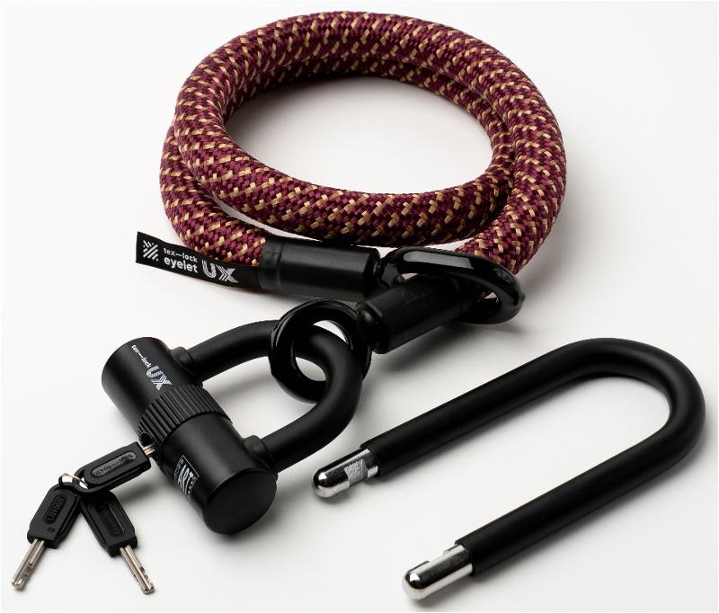 Antivol à arceau Texlock avec câble textile Eyelet