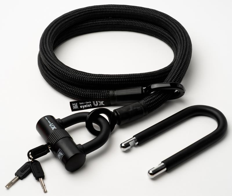 Antivol à arceau Texlock avec câble textile Eyelet
