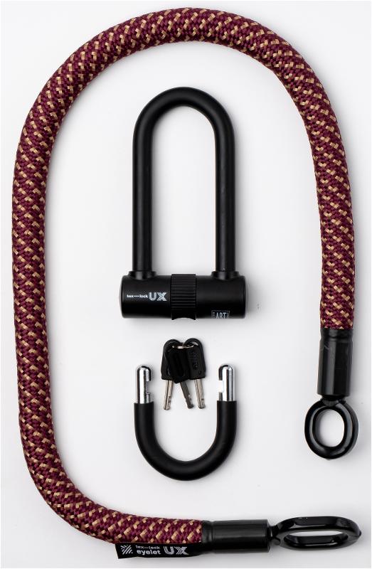 Texlock U-lock con cable textil Ojal