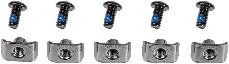 Ortlieb QL-1 Schraubensatz für 4 + 5 Loch Schienen 5-er Satz