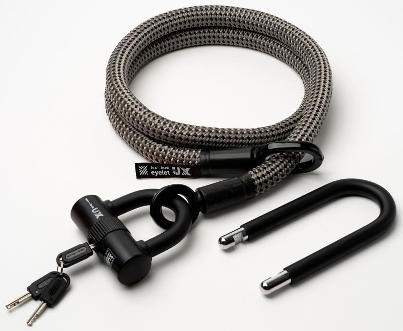 Texlock U-lock con cable textil Ojal