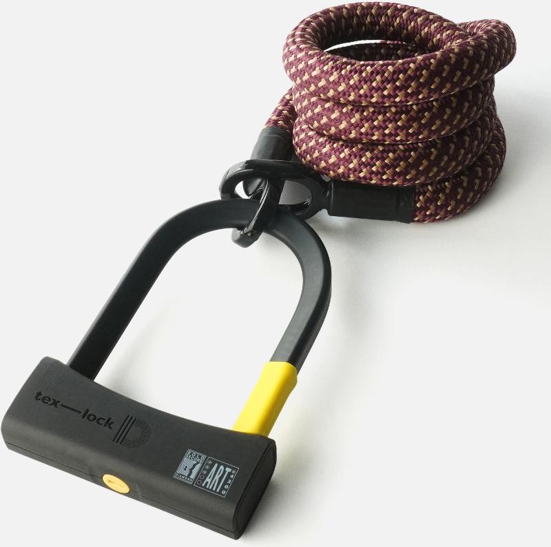 Texlock U-lock con cable textil Ojal