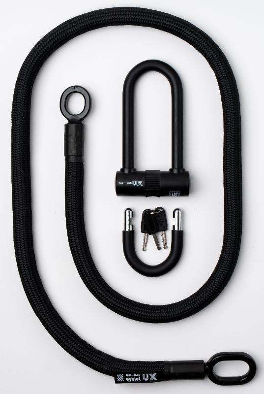 Antivol à arceau Texlock avec câble textile Eyelet