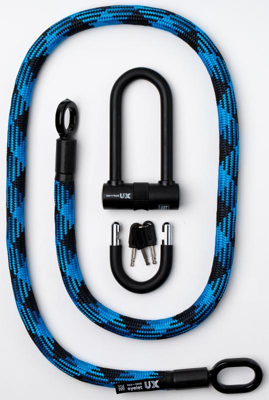 Texlock Serratura a U con cavo tessile Occhiello