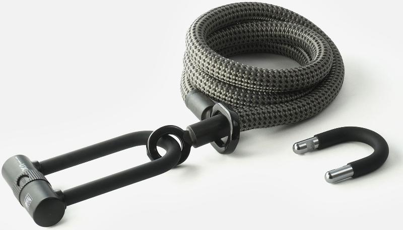 Antivol à arceau Texlock avec câble textile Eyelet